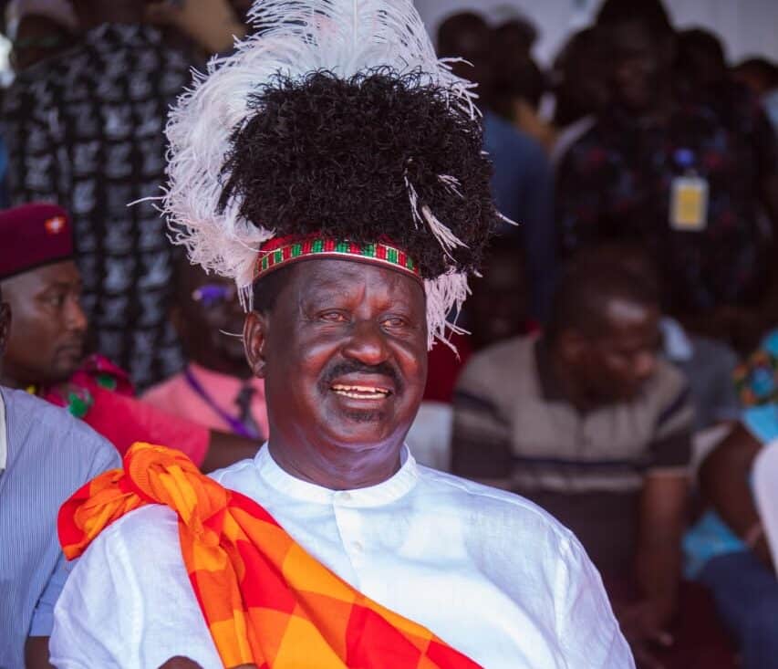 Raila Odinga Asks Wetangula To Resign Opposition Chief Raila Odinga During Turkana Cultural Festival.