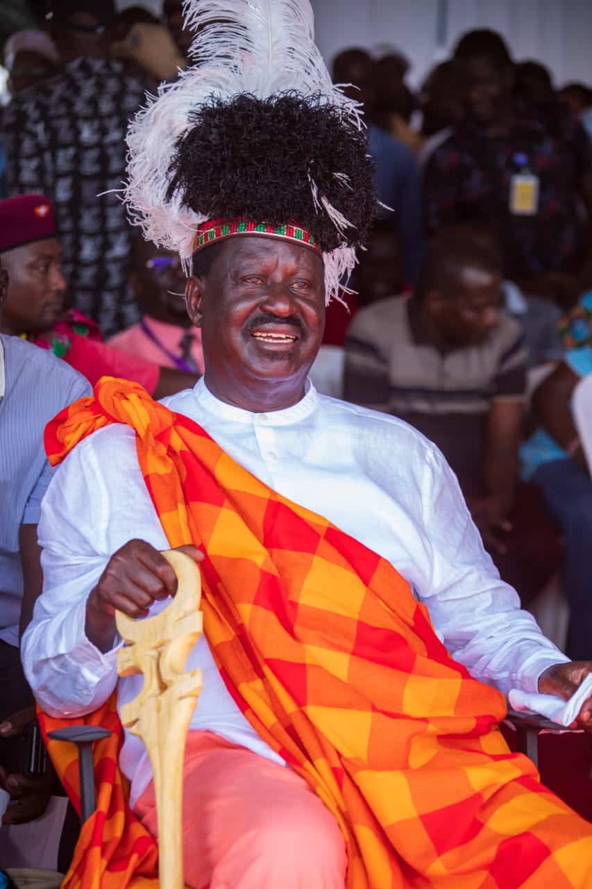 Odm Party Leader Raila Odinga.photo/Courtesy.