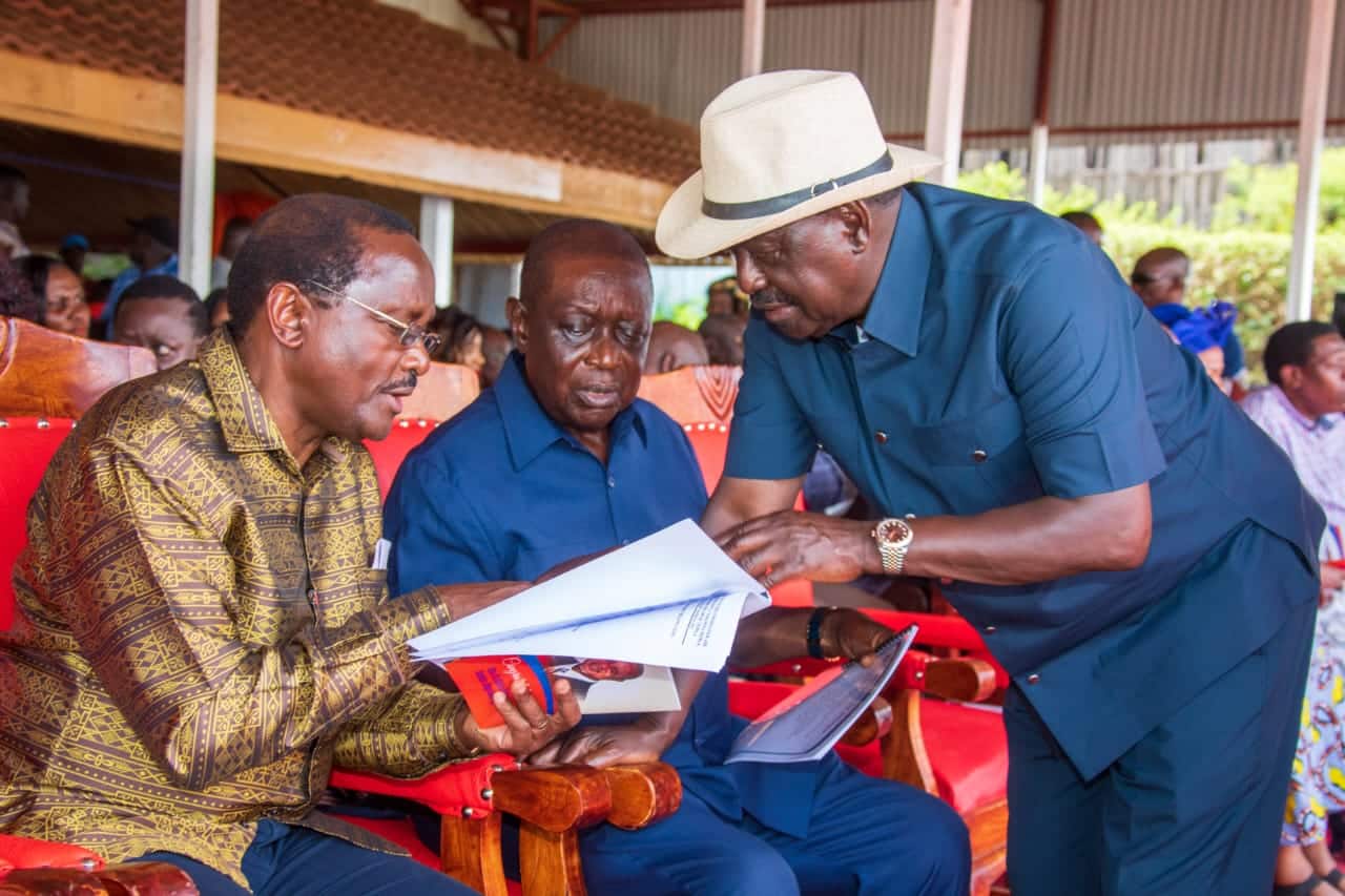 Raila Hints At Supporting Kalonzo In 2027 Elections