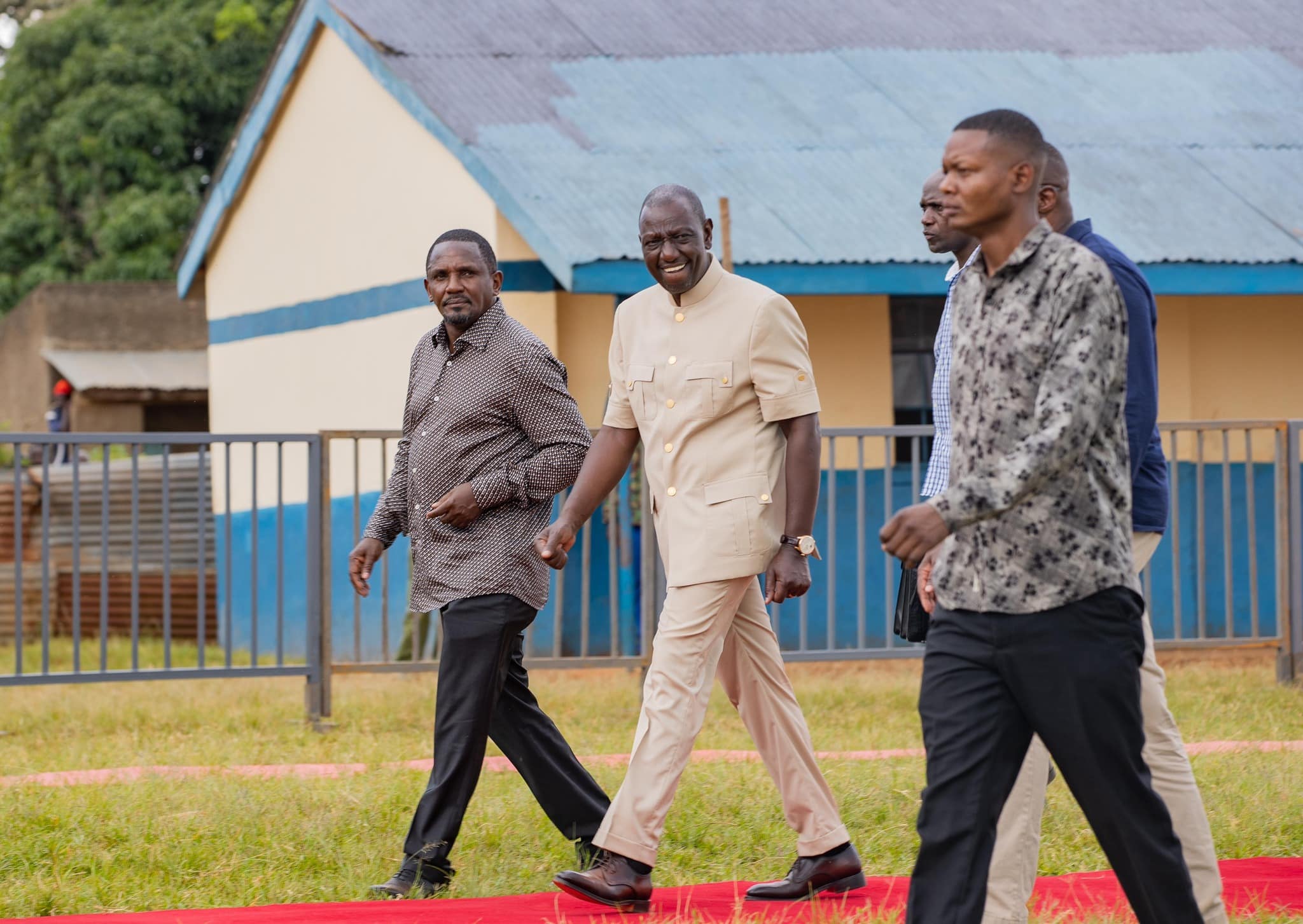 President Wlliam Ruto In Siaya On Friday, October 6. Photo/Pcs.