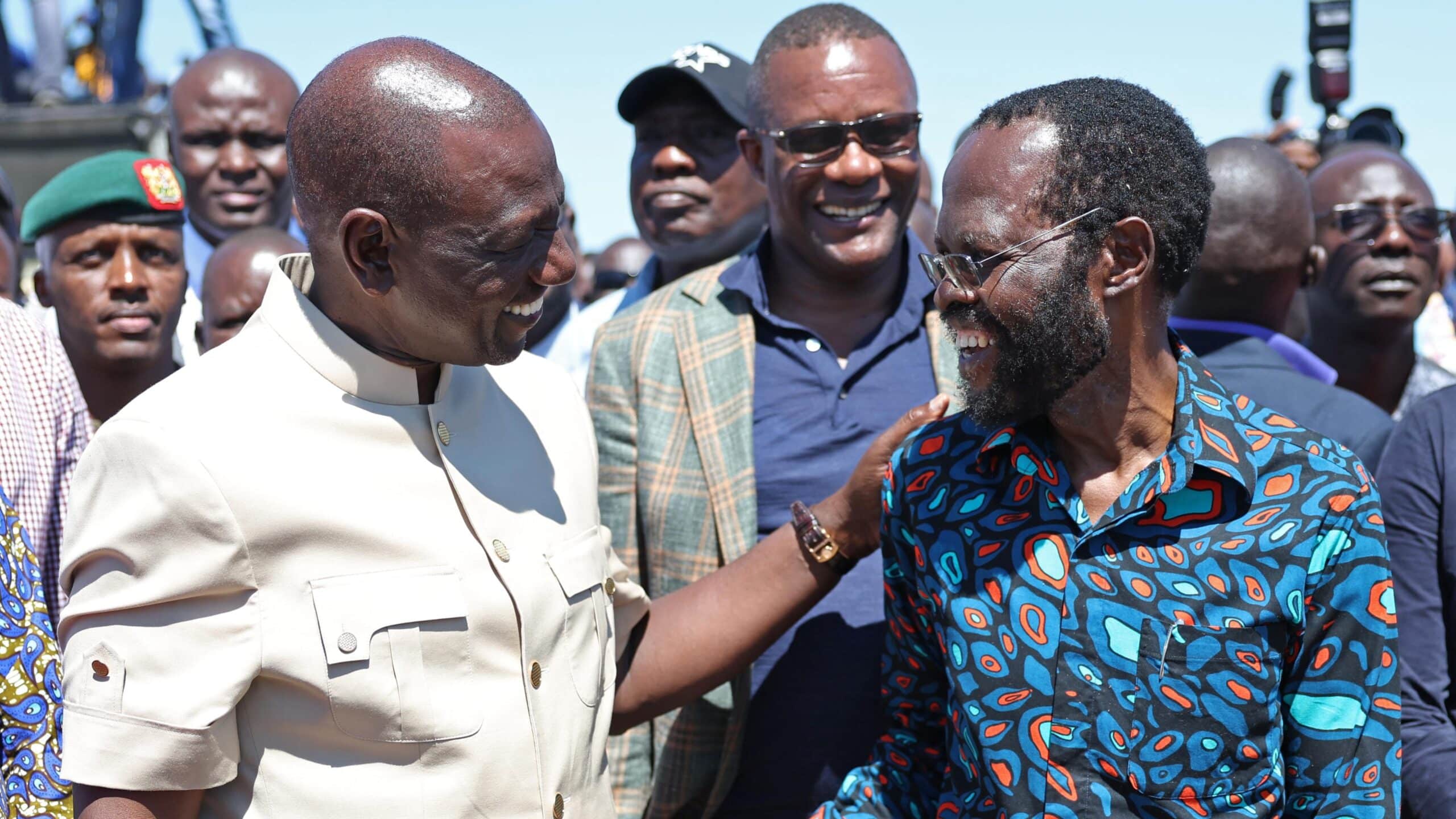 Nyong’o Defends Ruto Nyanza Tour President William Ruto With Kisumu Governor Anyang' Nyong'O. Nyong'O Is Serving His Second Term.