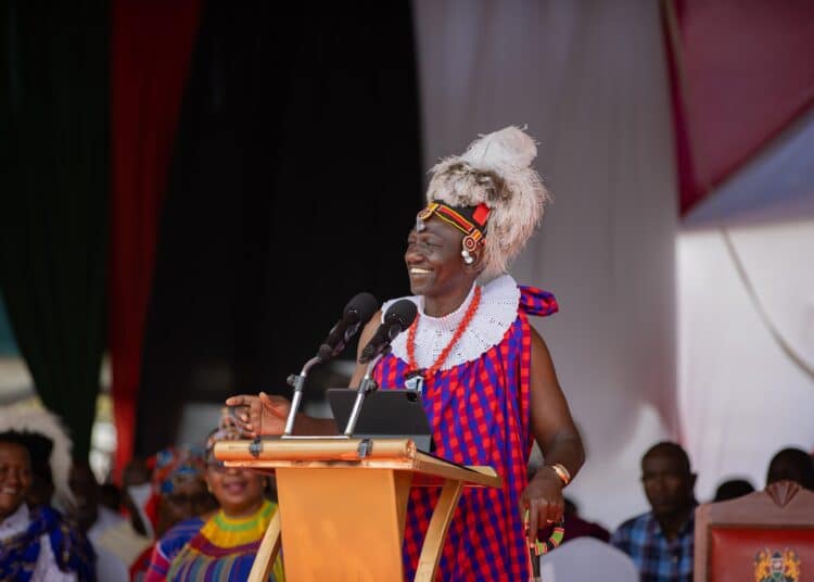 President Willliam Ruto Addresses The Tobong'U Lore In Turkana County. 