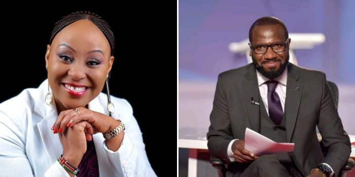 A Photo Collage Of Association Of Media Women In Kenya Patience (Left) And Ntv Journalist James Smart.
