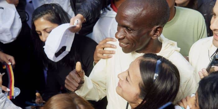 Details Of Eliud Kipchoge Statue Unveiled In U.s Eliud Kipchoge Interacts With Marathon Fans In A Foreign Trip.
