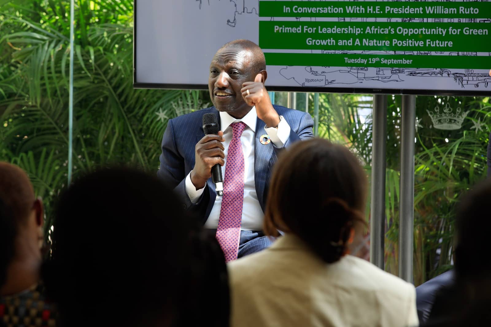 William Ruto In A Discussion Forum In New York