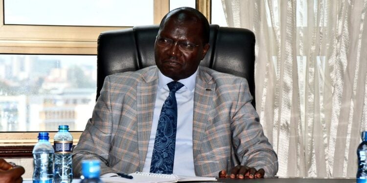 Cs Chelugui Speaks After Links To Company Behind Eldoret Job Scandal Cooperatives Cs Simon Chelugui Speaks During A Past Meetig.