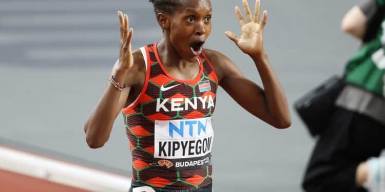Faith Kipyegon Loses The World Road Running Championships In Latvia Faith Kipyegon Photo/Courtesy