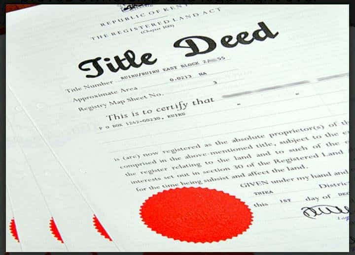 Kenya Rolls Out New Title Deed System: What Every Landowner Must Know