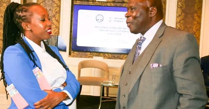 Prominent Lawyer Fred Ojiambo (Right) During A Past Lsk Function. 