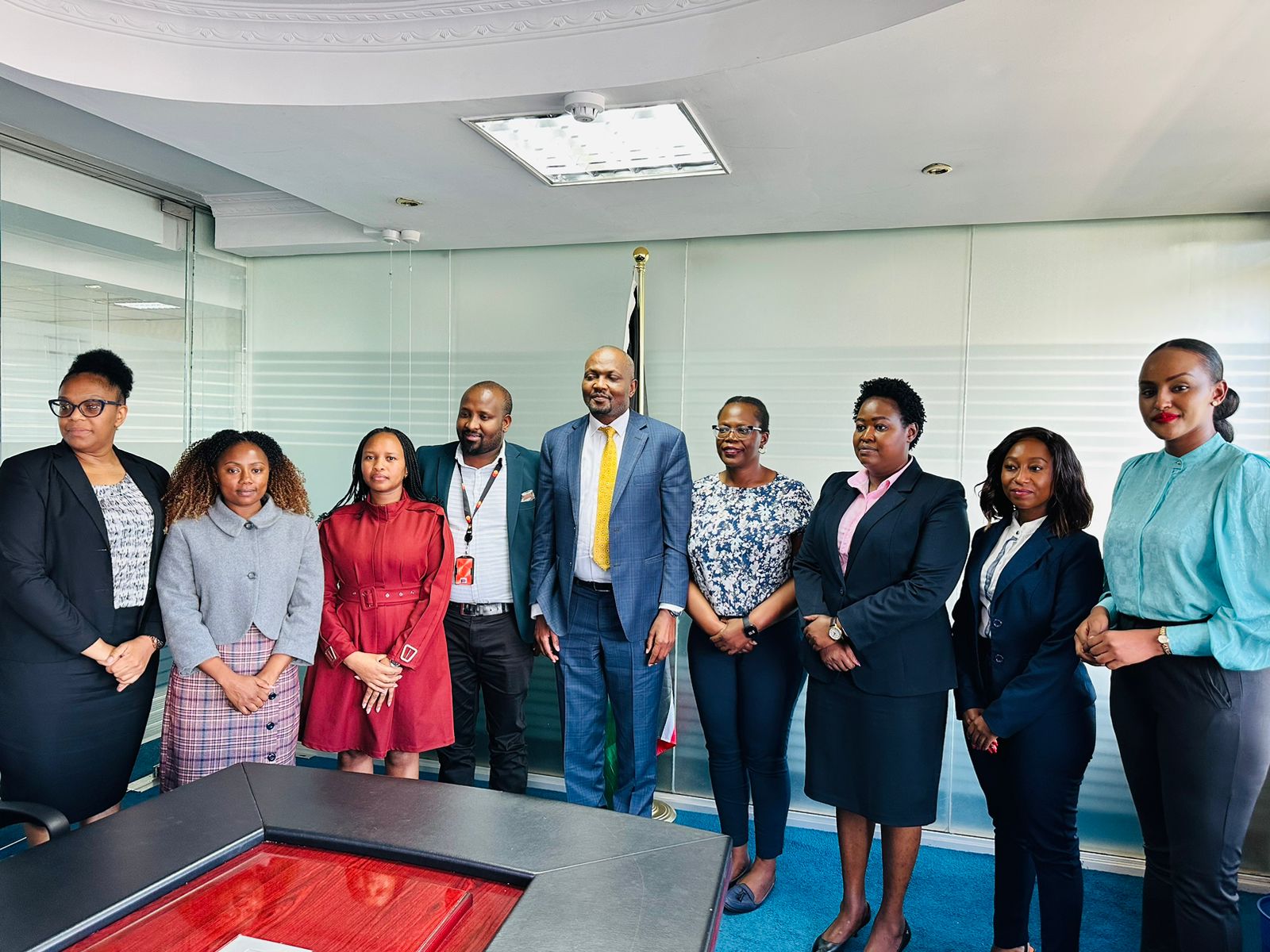 Moses Kuria Meeting The Ushanga Kenya And Mastercard Representatives On Tuesday October 3 Photo/Moses Kuria