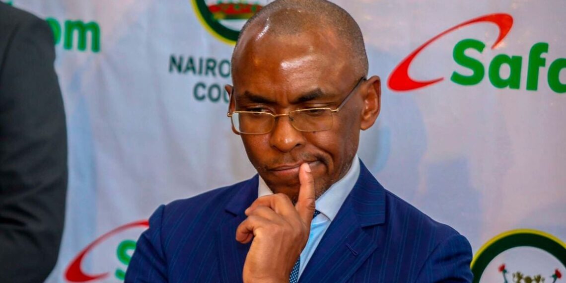 Safaricom Lists 10 Services To Be Interrupted On Sunday Safaricom Ceo Peter Ndegwa Photo/Courtesy