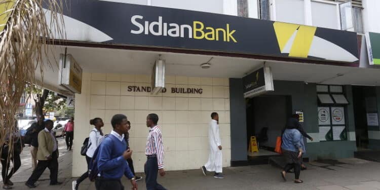 One Of The Branches Of Sidian Bank. Photo/Business Daily