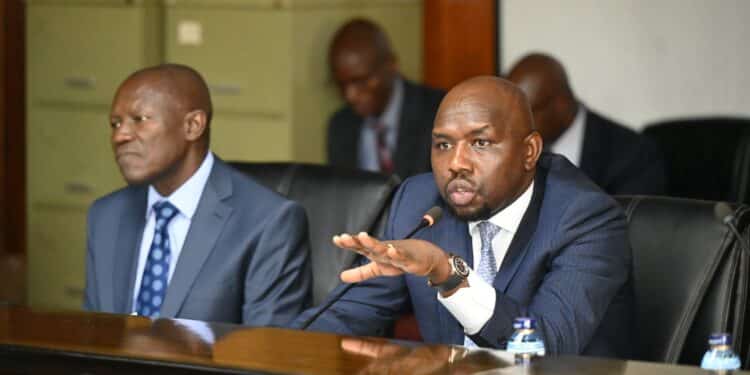 Murkomen Defends Plan To Rent Ports To Investors Transport Caabinet Secretary Kipcumba Murkomen Speaks During His Submissions Before The National Assembly Committee On Transport On November 9, 2023.