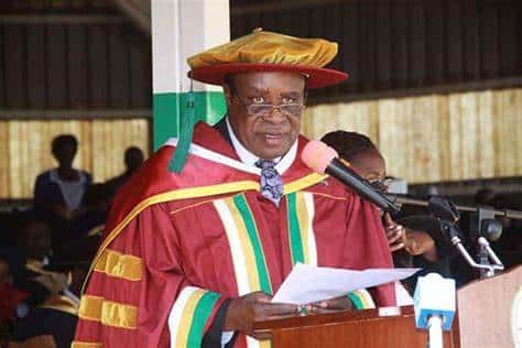 Daystar University Vc Prof Laban Ayiro. He Is The Immediate Former Moi University Vc..