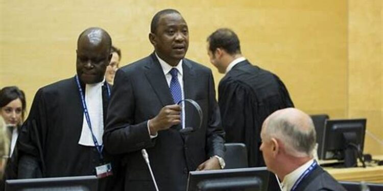 Win For Ruto As Icc Drops Case Former President Uhuru Kenyatta During A Past Icc Hearing.