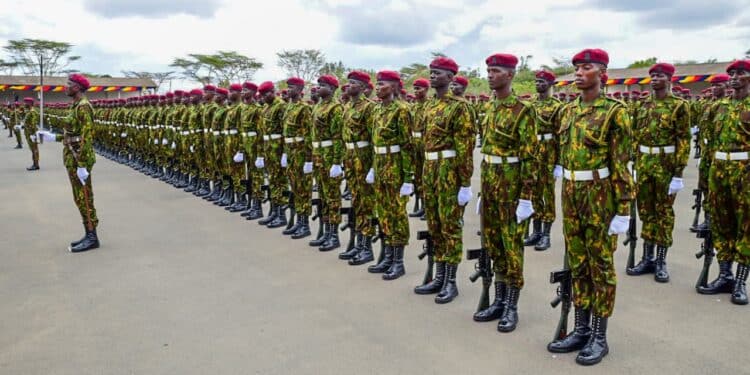 Gus Officers Mount A Guard Of Honour In A Past Function. 