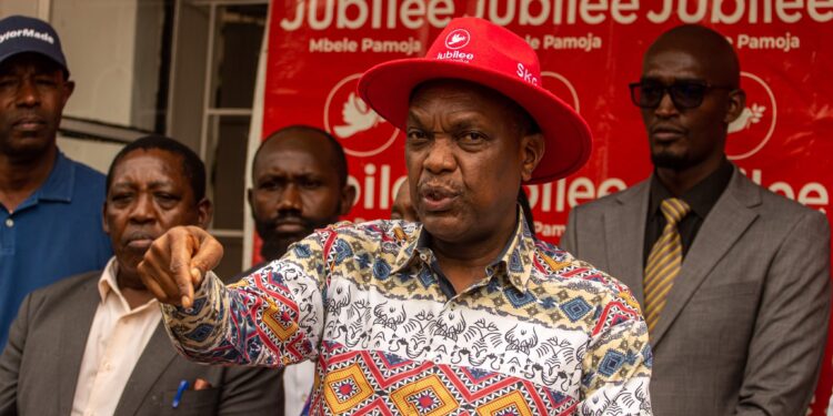 Jubilee Party Secretary General Jeremiah Kioni. Limuru 3