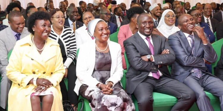 Kenya Kwanza Mps Follow The Proceedings Of The Kenya Kwanza Pg Meeting At State House On November 7, 2023. 