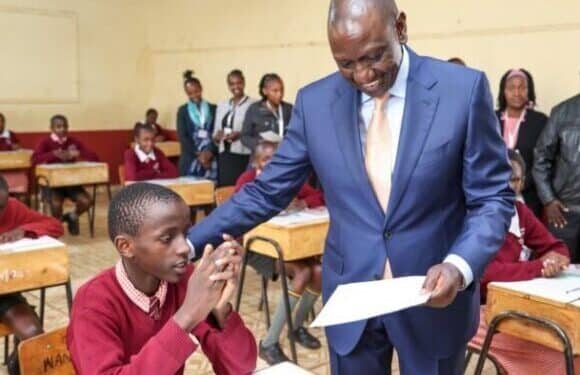 President William Ruto Delivers Kcpe Exam Papers. Grade 10 Learners To Join Senior Schools