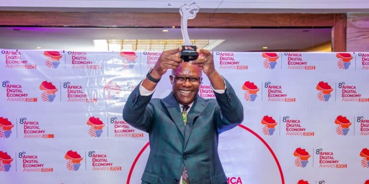 Cs Eliud Owalo Wins An International Award. Digital Future: Bridging Gender Gap In Tech Space