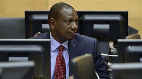 Win For Ruto As Icc Drops Case President William Ruto Pictured During A Trial Hearing In The International Criminal Court (Icc) In The Hague, Netherlands, On May 14, 2013.