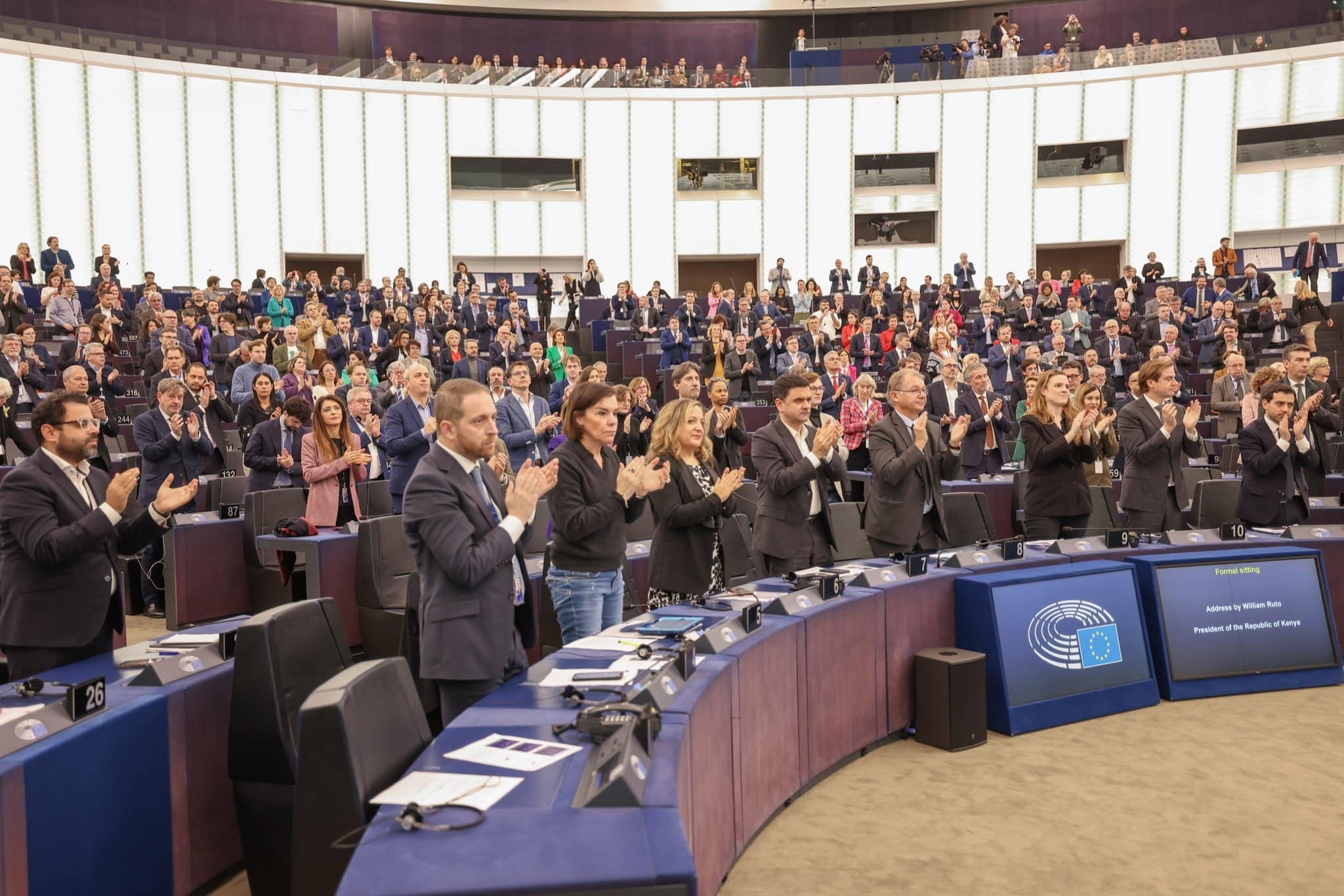 Ruto'S Agenda Passed By Un After Standing Ovation In France Ruto Eu