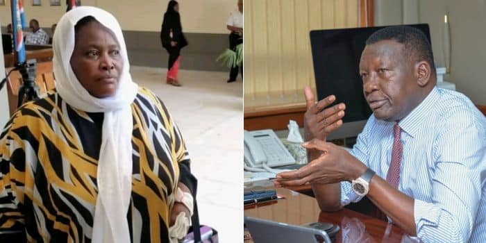 A Photo Collage Of Businesswoman Ann Njeri Njoroge And Energy Cs Davis Chirchir.