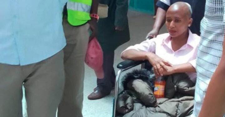 Uda Mp Takes Swipe At Waiguru As Ruto Watches Kirinyaga Women Representative Jane Njeri Shortly After Sustaining The Head Injury In August, 2023.