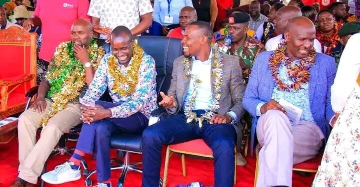 South Mugirango Mp Sylvanus Osoro (Second From Right) During The Event Held In Bomet On October 29, 2023. 