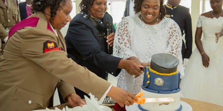 Pastor Dorcas Rigathi Officiates Police Mass Wedding