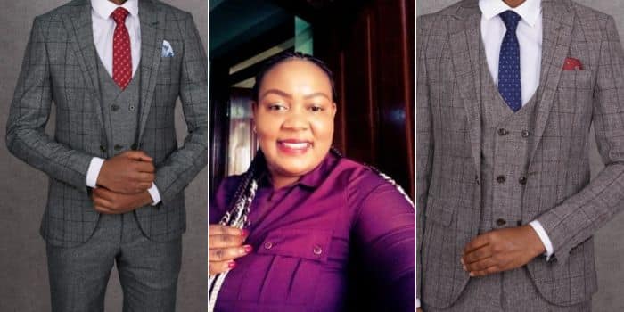 Lady Selling Her Business Due To Tough Times Trolled For Supporting Ruto A Photo Collage Of Business Owner Wambui Kuria (Center) And Photos Of Some Of The Clothes Sold In Her Nairobi Business.