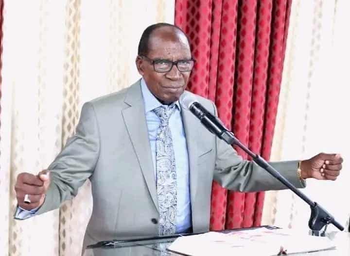 Deliverance Church Founder Dr Joe Kayo Addresses A Congregation In The Past. 