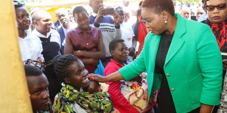 Family Planning Methods, Benefits And How To Make Your Choice Health Cs Susan Nakhumicha (Right) Interacts With Mothers.