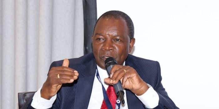 Treasury Cabinet Secretary Prof Njuguna Ndung'U Speaks At Passt Function. The Treasury Reported That Increased Taxes Had Affected Various Revenue Targets.