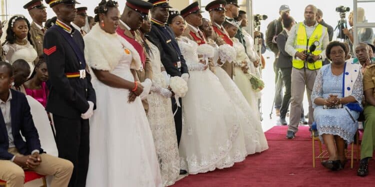 Pastor Dorcas Rigathi Officiates Police Mass Wedding