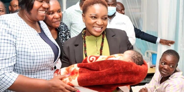 Family Planning Methods, Benefits And How To Make Your Choice Health Cabinet Secretary Susan Nakhumicha (Right) And Homa Bay Governor Gladys Wanga Hold A Baby During A Past Function In Homa Bay.