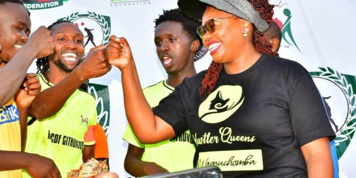 Githunguri Mp Gathoni Wamuchomba Interacts With Her Constituents In A Past Function. 