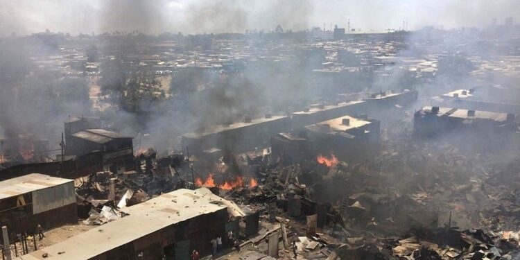 Toi Market: Property Destroyed After Early Morning Fire