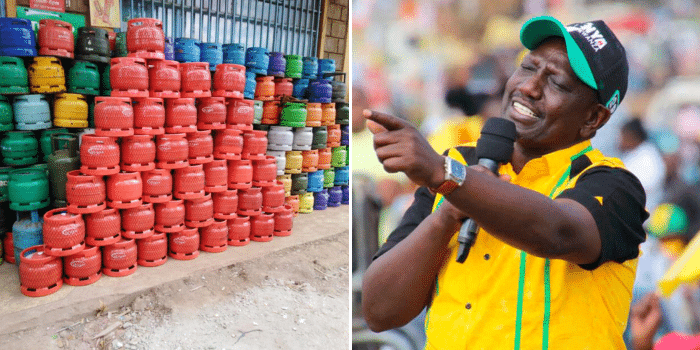 Ruto Trolled As Gas Price Reduction Promise Remains Unfulfilled