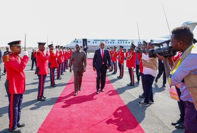 Ruto Flies Out Of The Country On Peace Mission