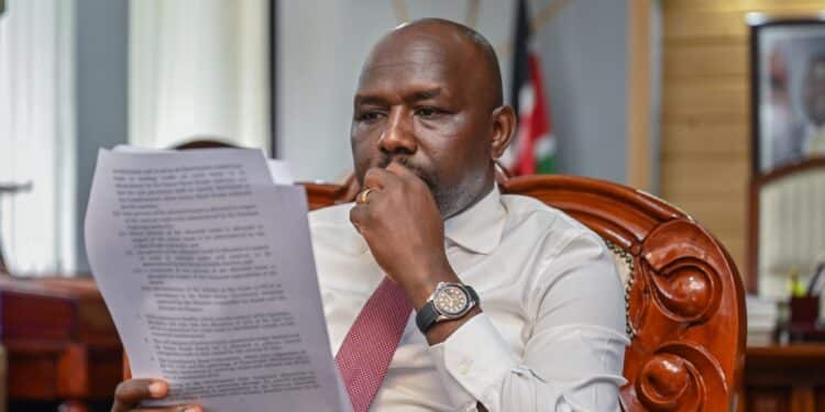 Transport Cs Kipchumba Murkomen. Accident