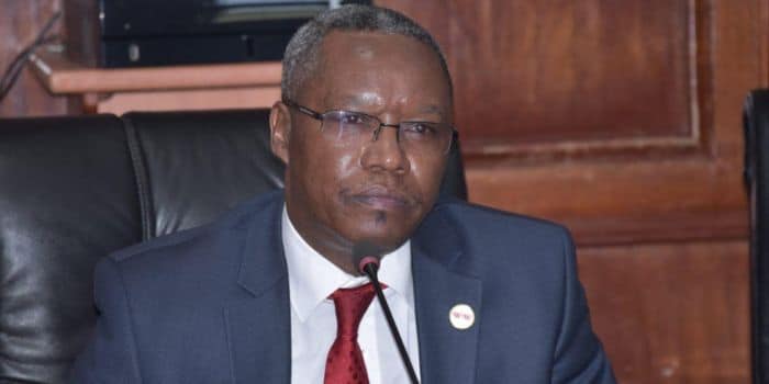 Ex-Kbc Managing Director Waitheka Waihenya Speaks During A Session In Parliament On December 7, 2023. 