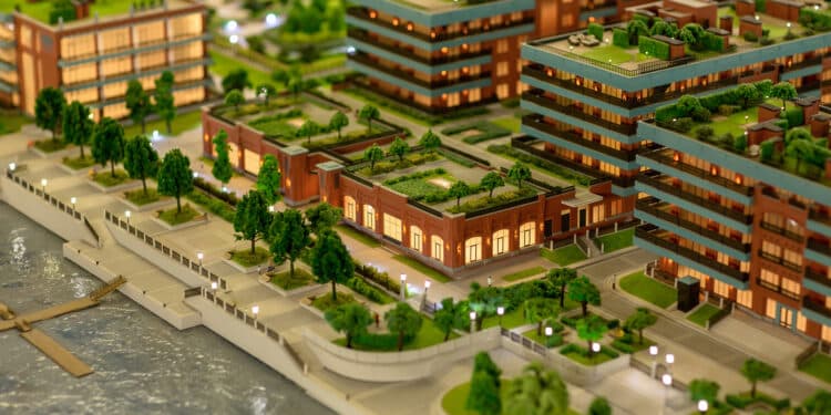 Farming Above The City: Rooftop Gardening In Nairobi Layout Design Of New City With Many Buildings, Parks And Roof-Gardens Photo/Courtesy