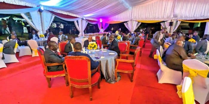 Dci Director Mohamed Amin Leads Other Security Chiefs And Dci Staff In The End Year Celebrations At The Dci Headquarters Along Kimabu Road. 