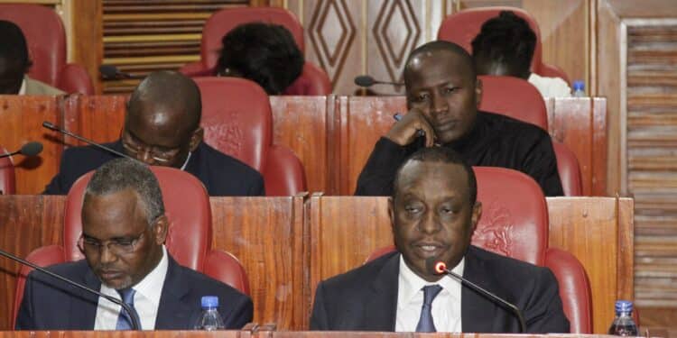 Ruto Appoints Henry Rotich To Govt Job Former Treasury Cabinet Secretary Henry Rotich (Right) Appears Before A Parliamentary Committee In 2017.