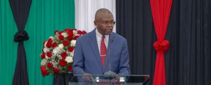 Cbk Governor Kamau Thugge Speaks During A Past Cbk Function At The Cbk In Nairobi.