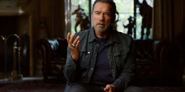 Movie Star Arnold Schwarzenegger Detained Movie Star And Former Governor Of California Arnold Schwarzenegger Detained