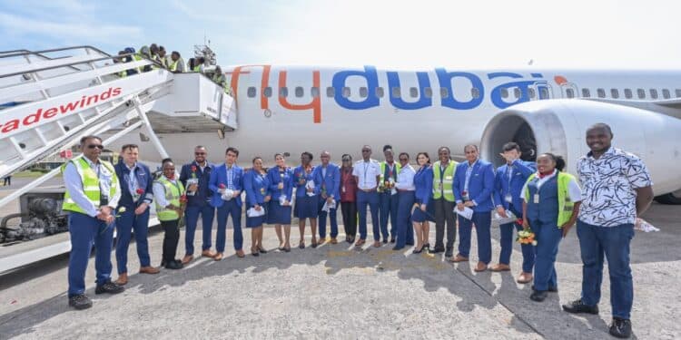 Boost For Kenya As Fly Dubai Makes Inaugural Flight To Mombasa