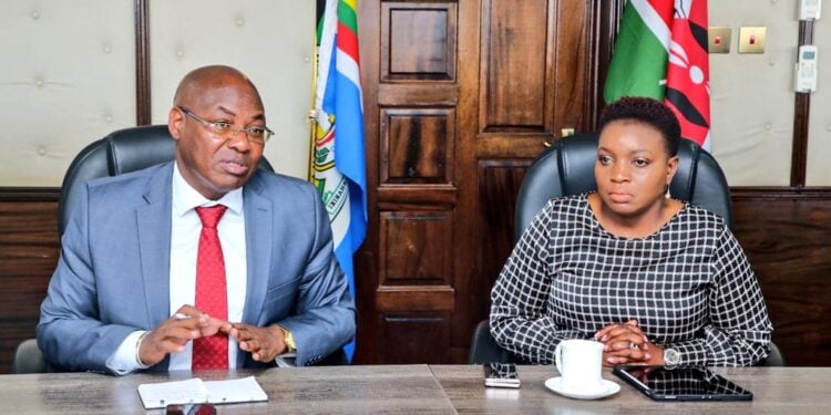 Cs Susan Nakhumicha During The Unveiling Of The Sha Transition Committee