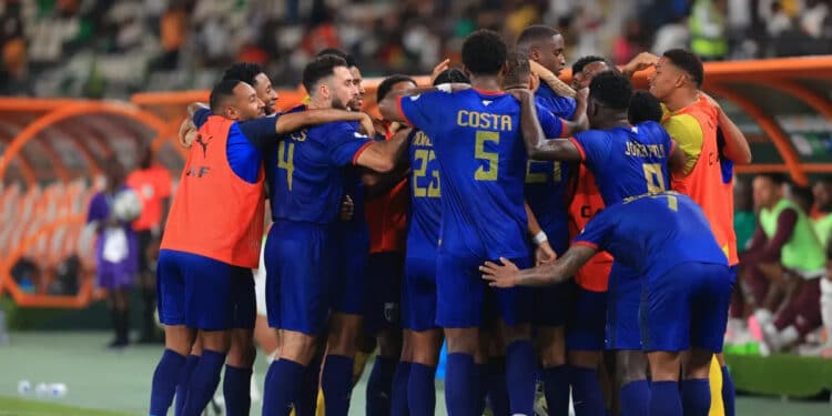 Full List Of Teams Knocked Out Of Afcon Campaign Cape Verde Players Celebrating Their Victory Over Ghana Black Stars At Afcon 2023.